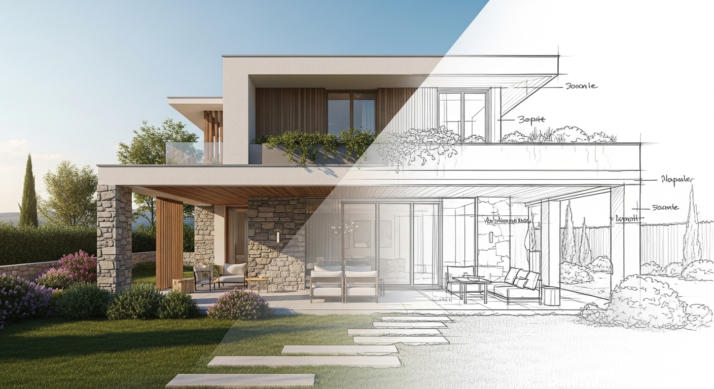 Dal progetto architettonico alla casa realizzata
